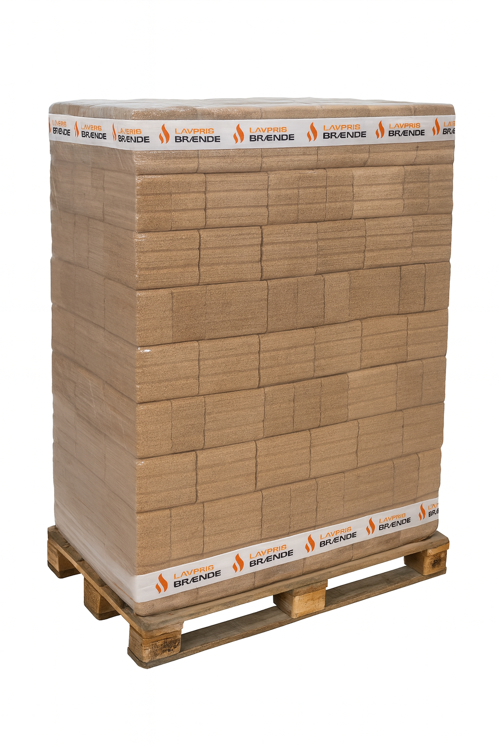 Træbriketter - 96 pakker - 960kg